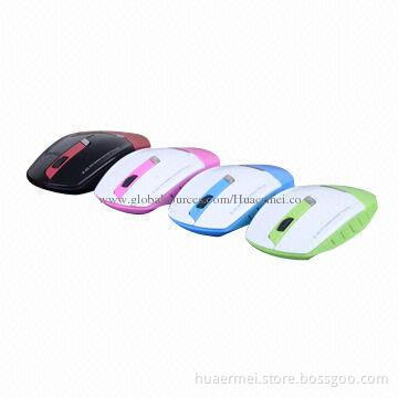 Hot Sale 2.4G Wireless Mouse, Customized Colors are Available